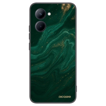 Picasee silikonový černý obal pro Realme C33 (2023) - Green