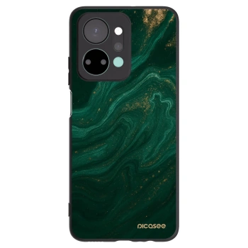Picasee silikonový černý obal pro Honor X7a - Green