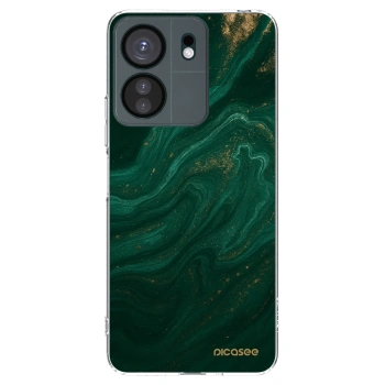 Picasee silikonový průhledný obal pro Xiaomi Redmi 13C 4G - Green