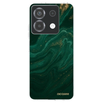 Picasee silikonový průhledný obal pro Xiaomi Poco X6 - Green