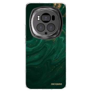 Picasee silikonový průhledný obal pro Honor Magic6 Pro - Green