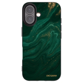 Picasee silikonový černý obal pro Apple iPhone 16 - Green