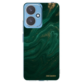 Picasee silikonový průhledný obal pro Xiaomi Redmi 13C 5G - Green