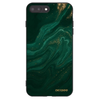 Picasee silikonový černý obal pro Apple iPhone 8 Plus - Green