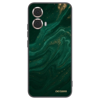 Picasee silikonový černý obal pro Motorola Moto G85 - Green