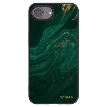 Picasee silikonový černý obal pro Apple iPhone 16e - Green