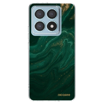 Picasee silikonový průhledný obal pro Xiaomi 14T Pro - Green