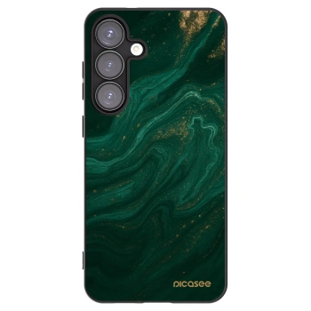 Picasee silikonový černý obal pro Samsung Galaxy S25+ 5G - Green