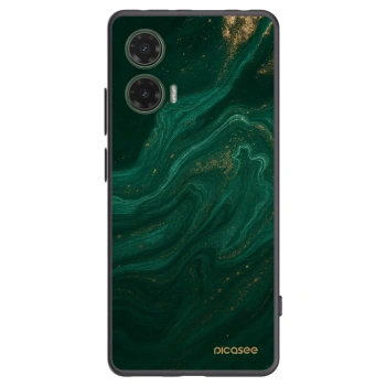 Picasee silikonový černý obal pro Motorola Moto G35 5G - Green