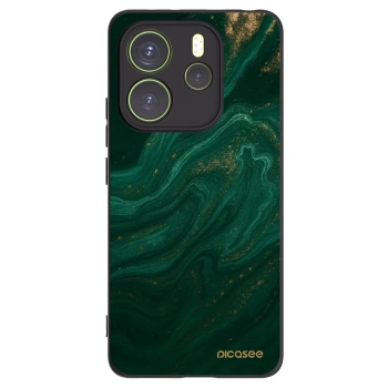 Picasee silikonový černý obal pro Xiaomi Redmi Note 14 4G - Green