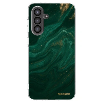 Picasee silikonový průhledný obal pro Samsung Galaxy A36 5G - Green