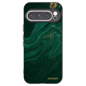 Picasee silikonový černý obal pro Google Pixel 9 Pro - Green