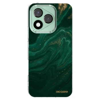 Picasee silikonový průhledný obal pro Honor 400 Lite 5G - Green