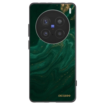 Picasee silikonový černý obal pro Vivo X200 Pro - Green