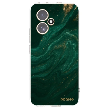 Picasee silikonový průhledný obal pro Honor 400 5G - Green