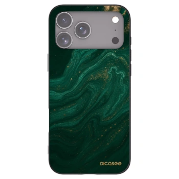Picasee silikonový černý obal pro Apple iPhone 17 Pro Max - Green