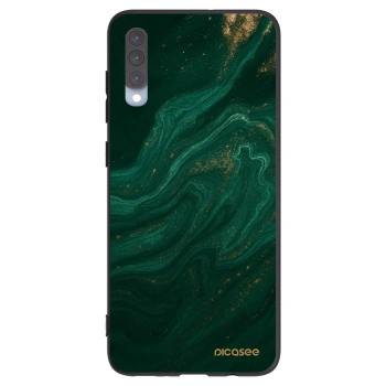 Picasee silikonový černý obal pro Samsung Galaxy A70 A705F - Green