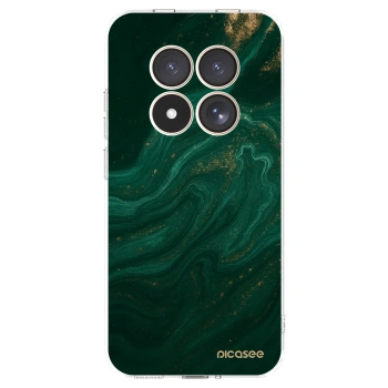 Picasee silikonový průhledný obal pro Xiaomi Redmi Note 15 Pro 4G - Green