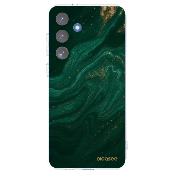 Picasee silikonový průhledný obal pro Samsung Galaxy S25 FE 5G - Green