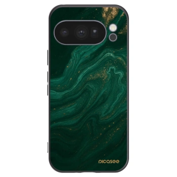 Picasee silikonový černý obal pro Google Pixel 10 Pro - Green