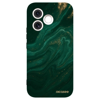 Picasee silikonový černý obal pro Honor 600 Lite - Green