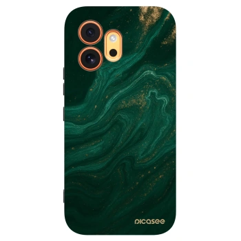 Picasee silikonový černý obal pro Honor 600 - Green