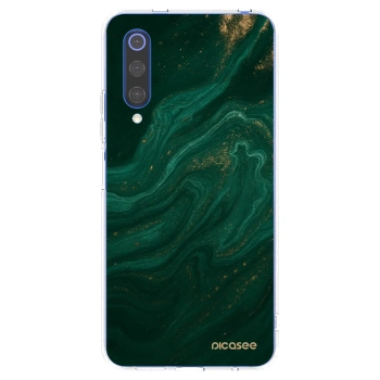 Picasee silikonový průhledný obal pro Xiaomi Mi 9 SE - Green
