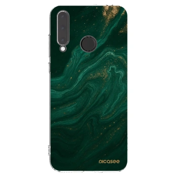 Picasee silikonový průhledný obal pro Honor 20 Lite - Green