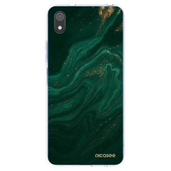 Picasee silikonový průhledný obal pro Xiaomi Redmi 7A - Green