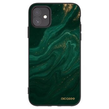 Picasee silikonový černý obal pro Apple iPhone 11 - Green