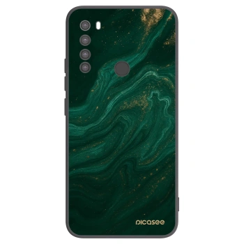 Picasee silikonový černý obal pro Xiaomi Redmi Note 8 - Green