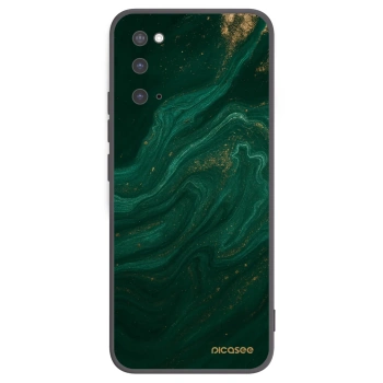 Picasee silikonový černý obal pro Samsung Galaxy S20 G980F - Green