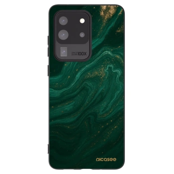 Picasee silikonový černý obal pro Samsung Galaxy S20 Ultra 5G G988F - Green