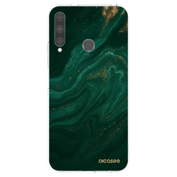 Picasee silikonový průhledný obal pro Huawei P40 Lite E - Green