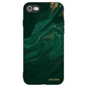 Picasee silikonový černý obal pro Apple iPhone SE 2020 - Green