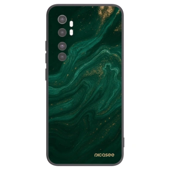 Picasee silikonový černý obal pro Xiaomi Mi Note 10 Lite - Green