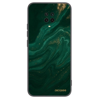 Picasee silikonový černý obal pro Xiaomi Redmi Note 9S - Green