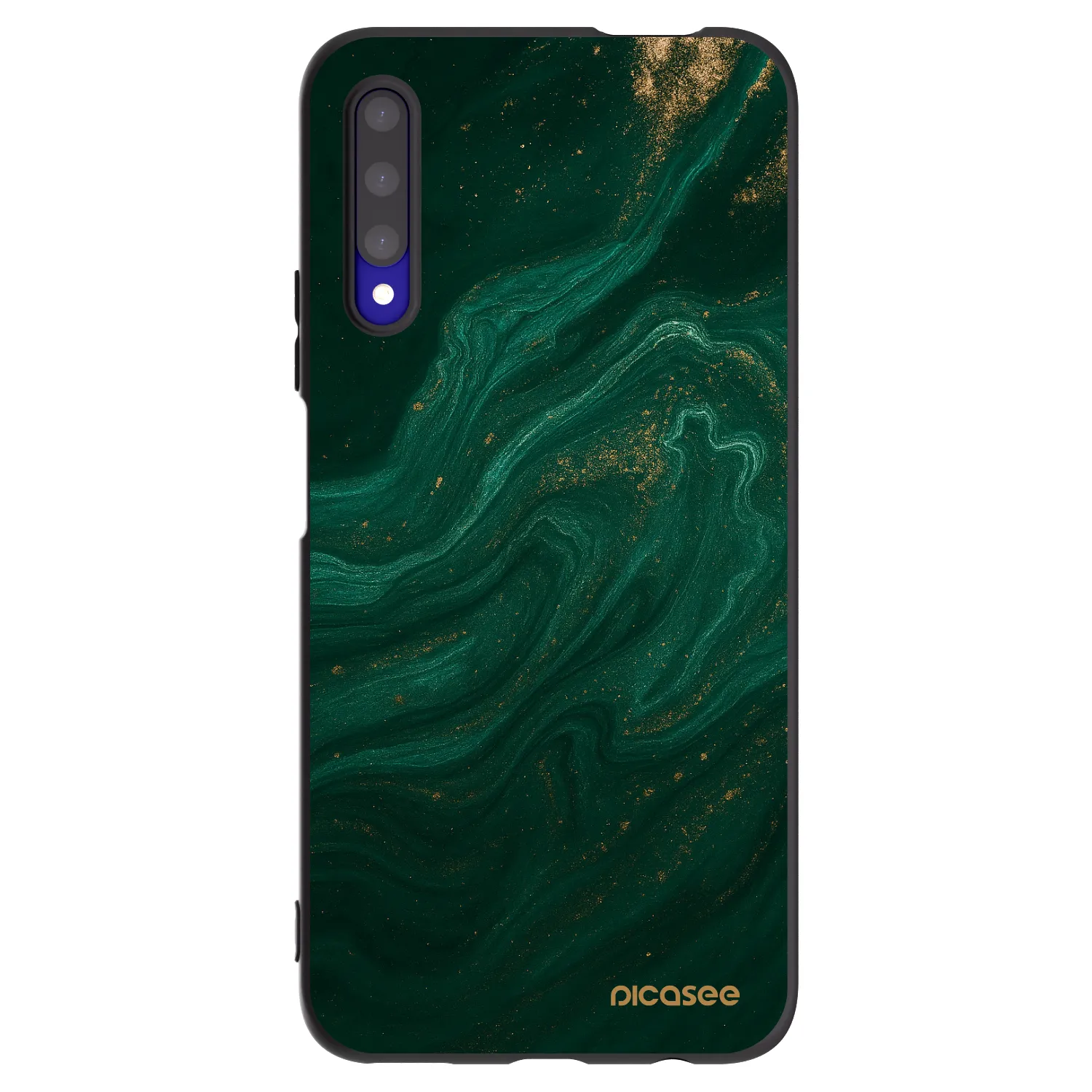 Picasee silikonový černý obal pro Honor 9X Pro - Green