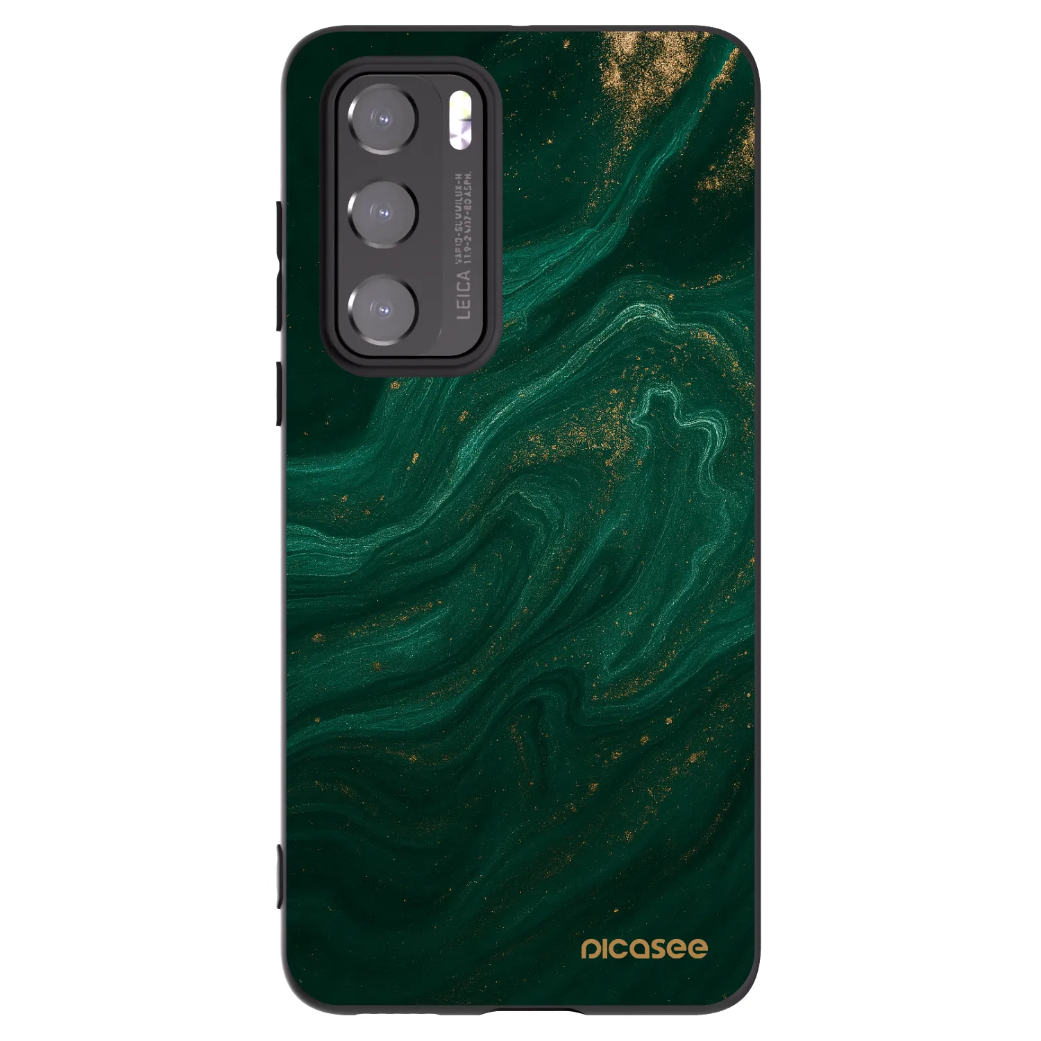 Picasee silikonový černý obal pro Huawei P40 - Green