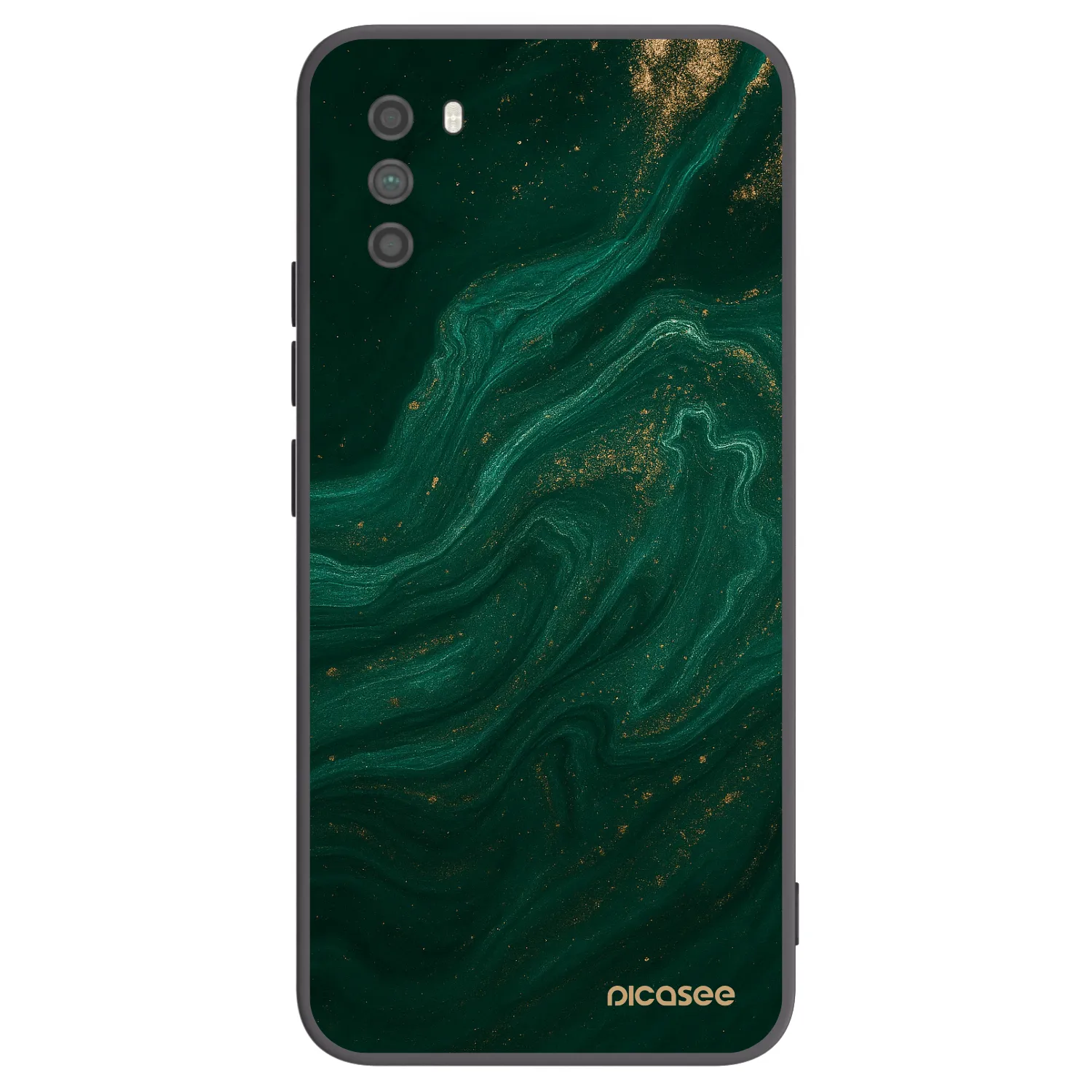 Picasee silikonový černý obal pro Xiaomi Poco M3 - Green