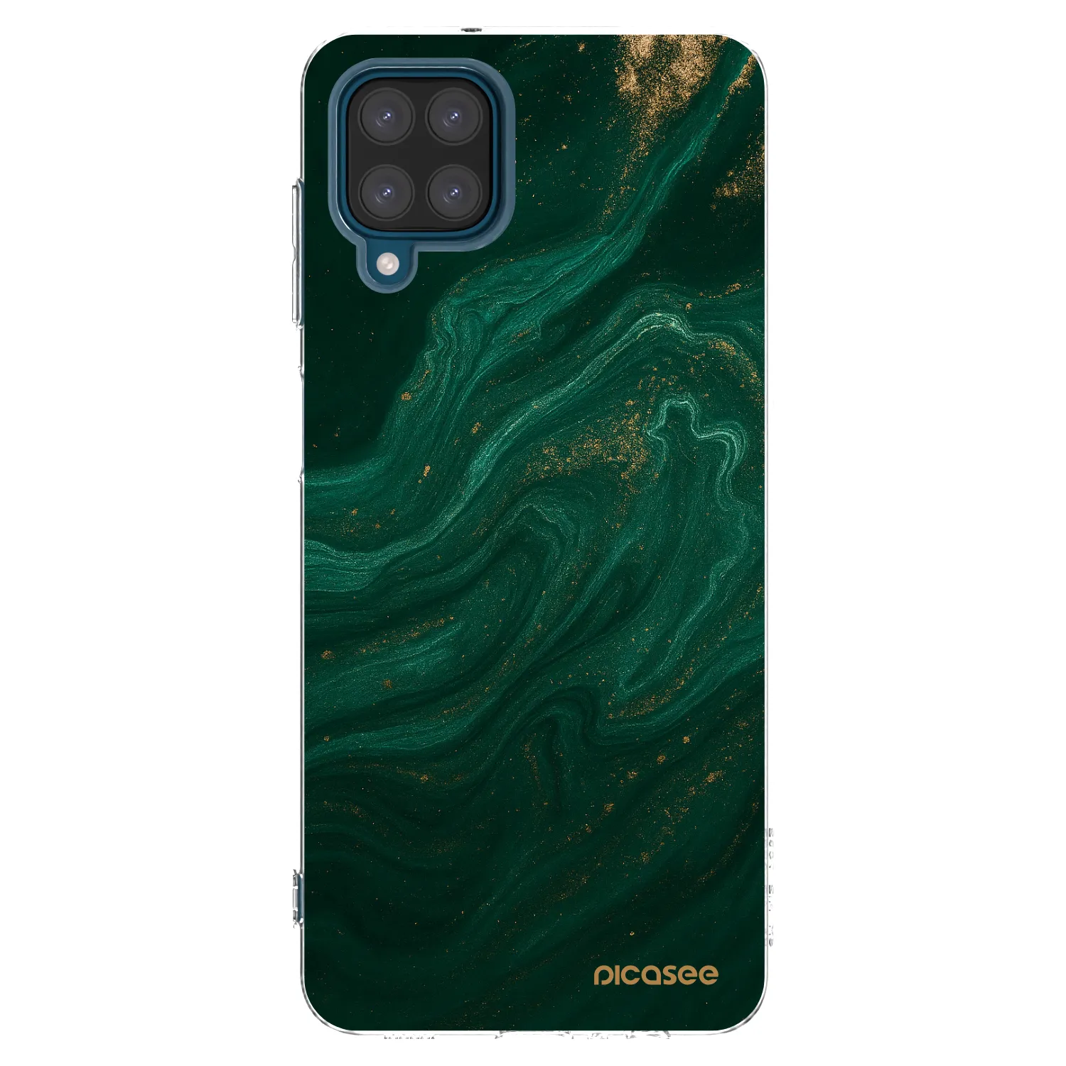 Picasee silikonový průhledný obal pro Samsung Galaxy A12 A125F - Green