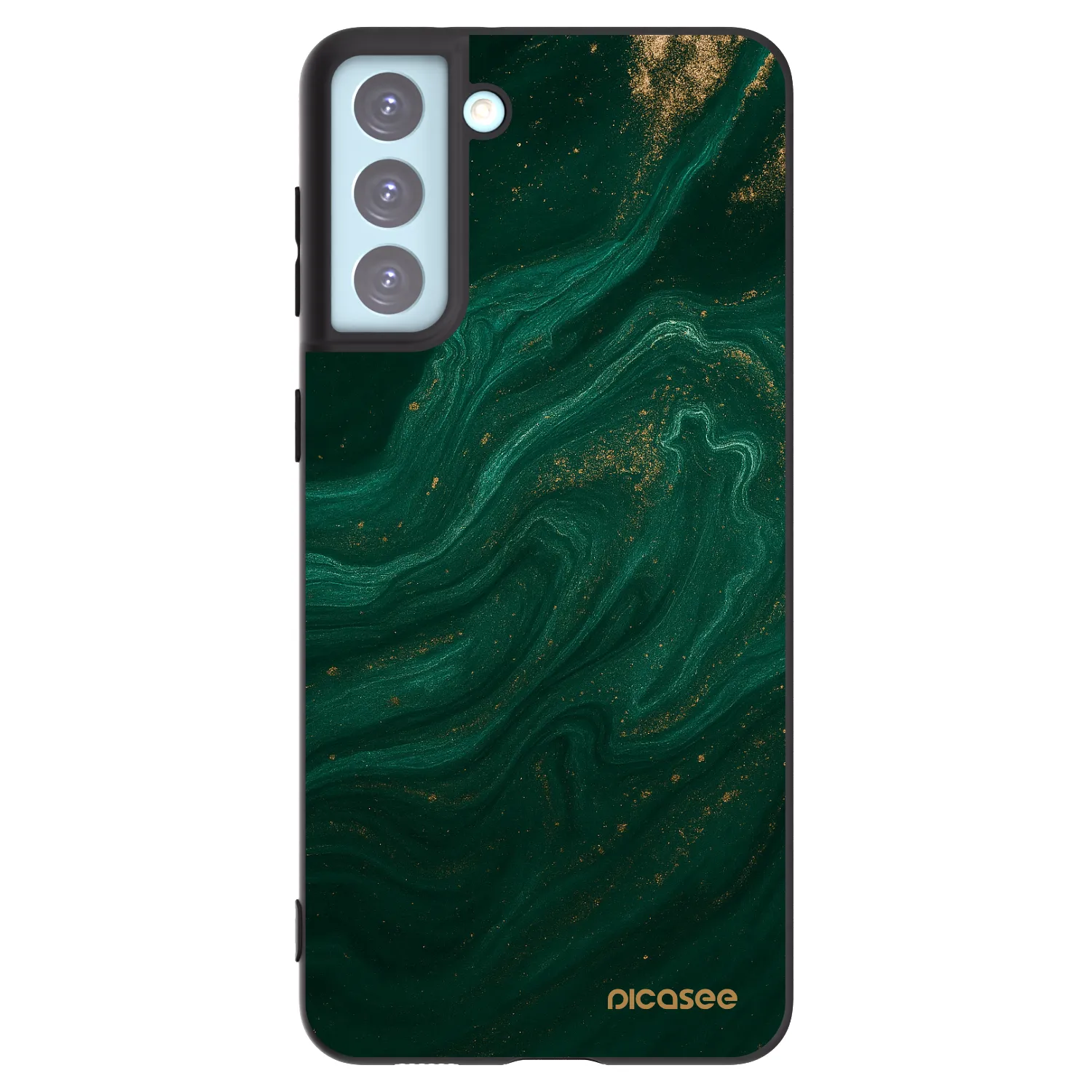 Picasee silikonový černý obal pro Samsung Galaxy S21+ 5G G996F - Green