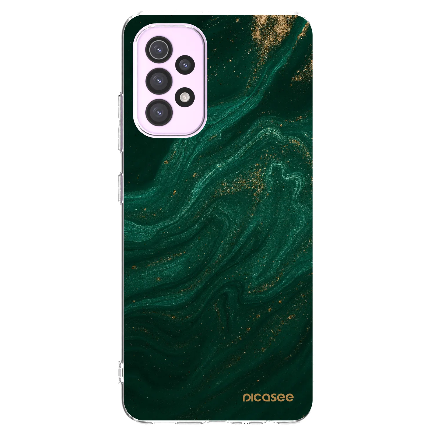 Picasee silikonový průhledný obal pro Samsung Galaxy A32 5G A326B - Green