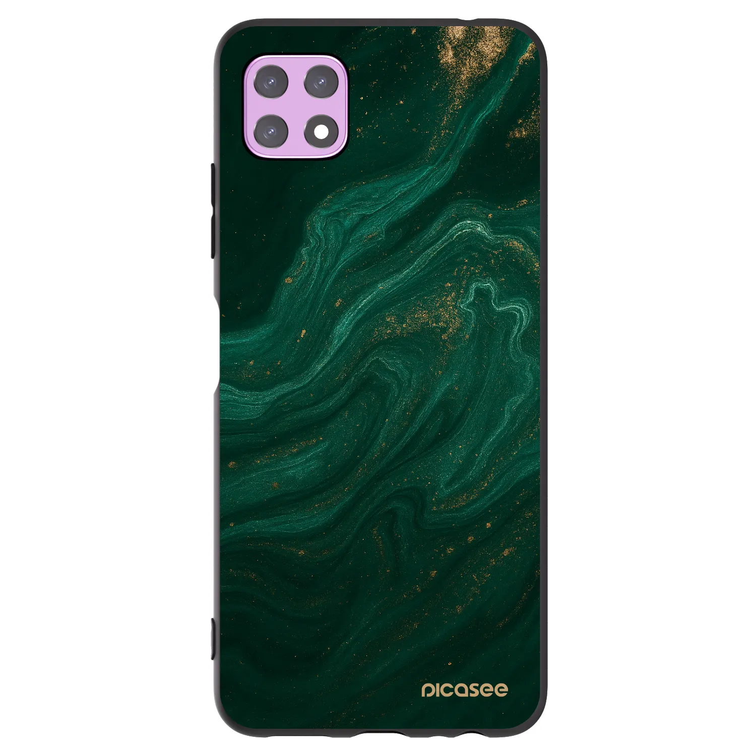 Picasee silikonový černý obal pro Samsung Galaxy A22 A226B 5G - Green