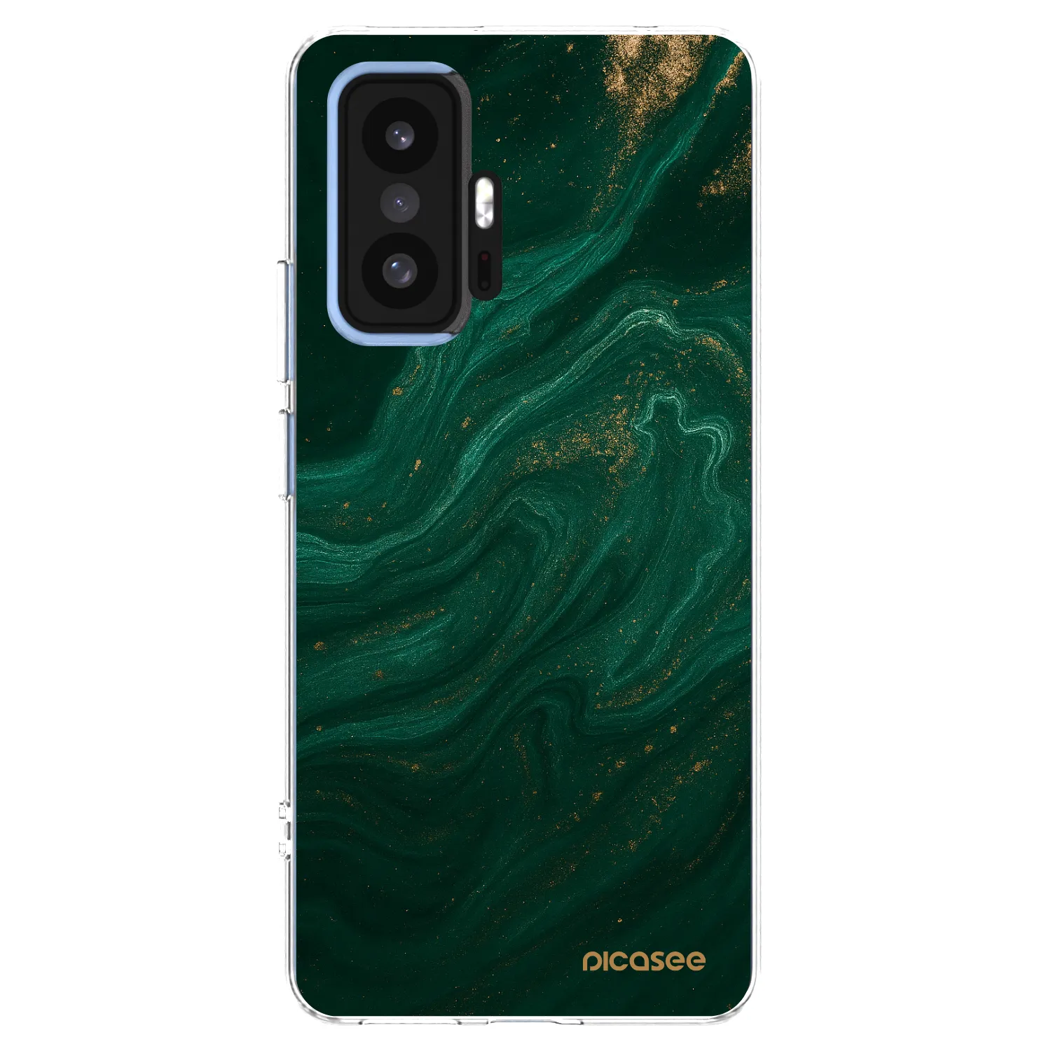 Picasee silikonový průhledný obal pro Xiaomi 11T Pro - Green