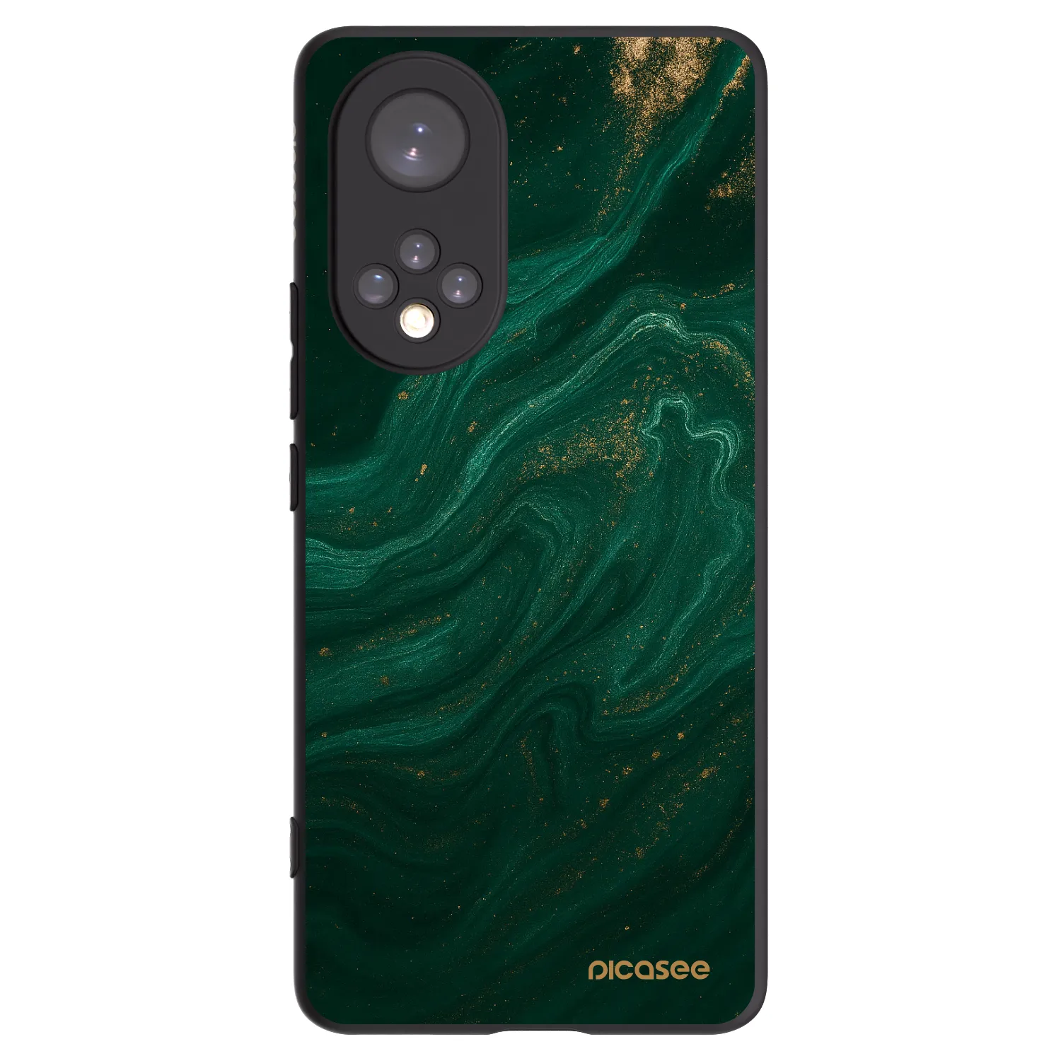 Picasee silikonový černý obal pro Honor 50 5G - Green
