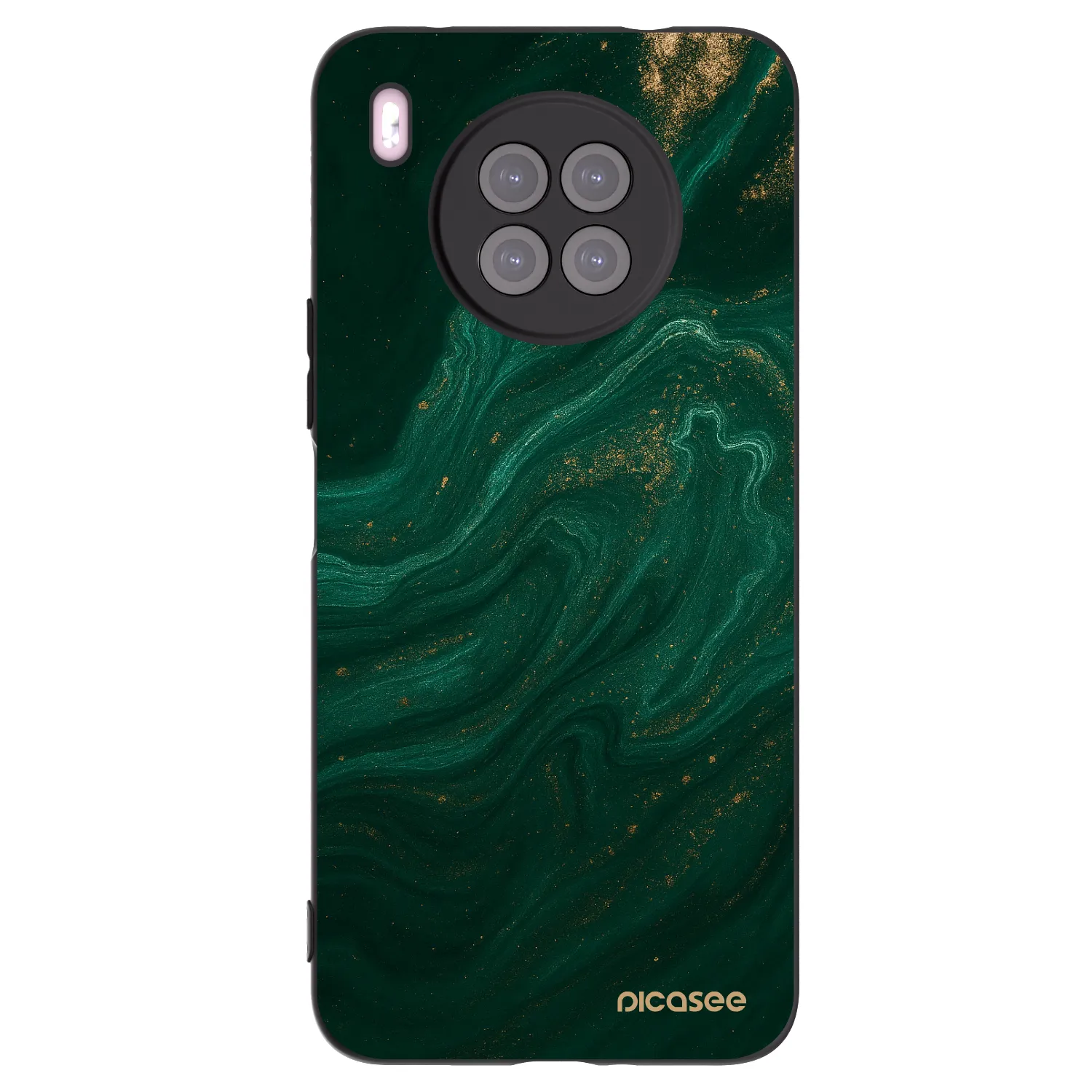 Picasee silikonový černý obal pro Huawei Nova 8i - Green