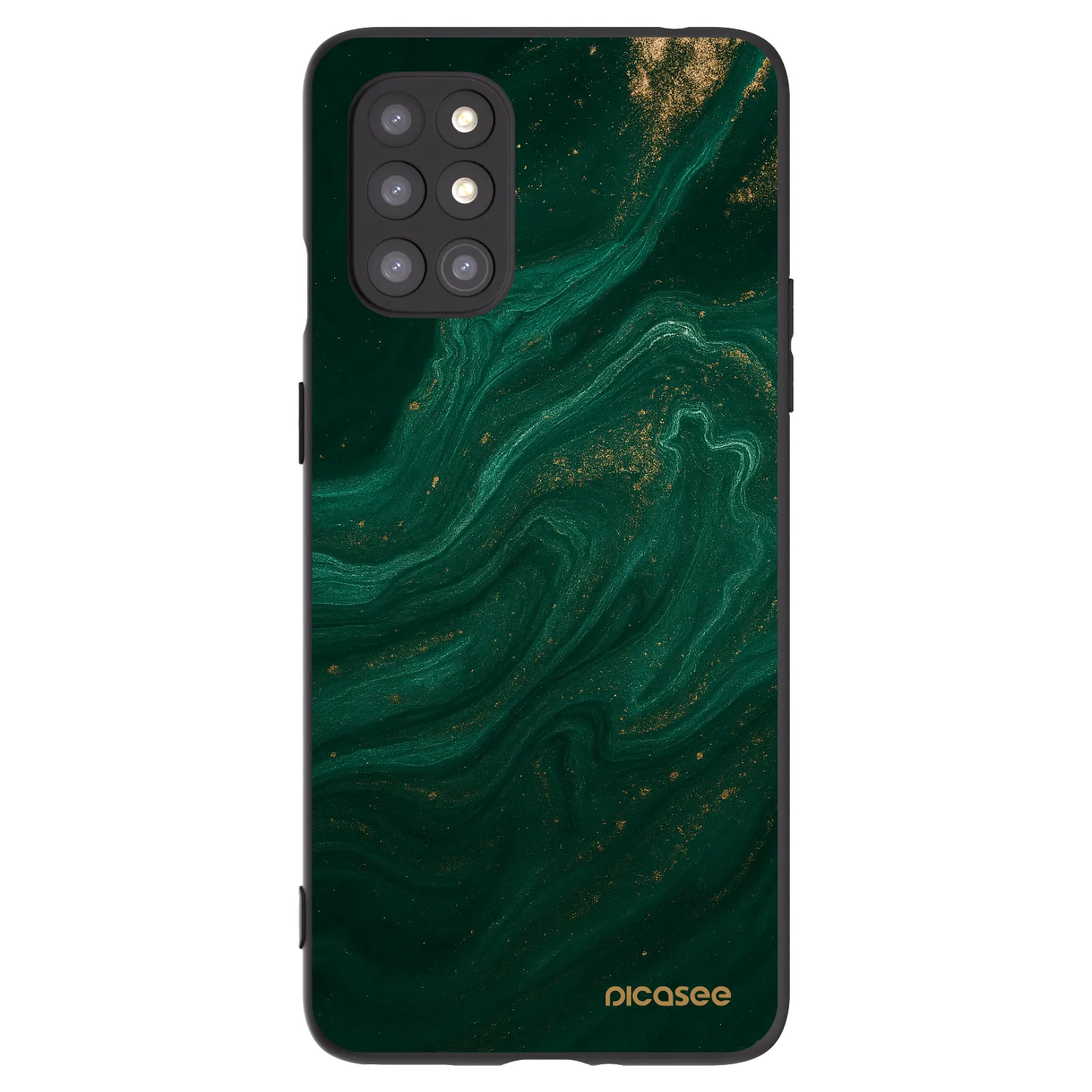 Picasee silikonový černý obal pro OnePlus 8T - Green