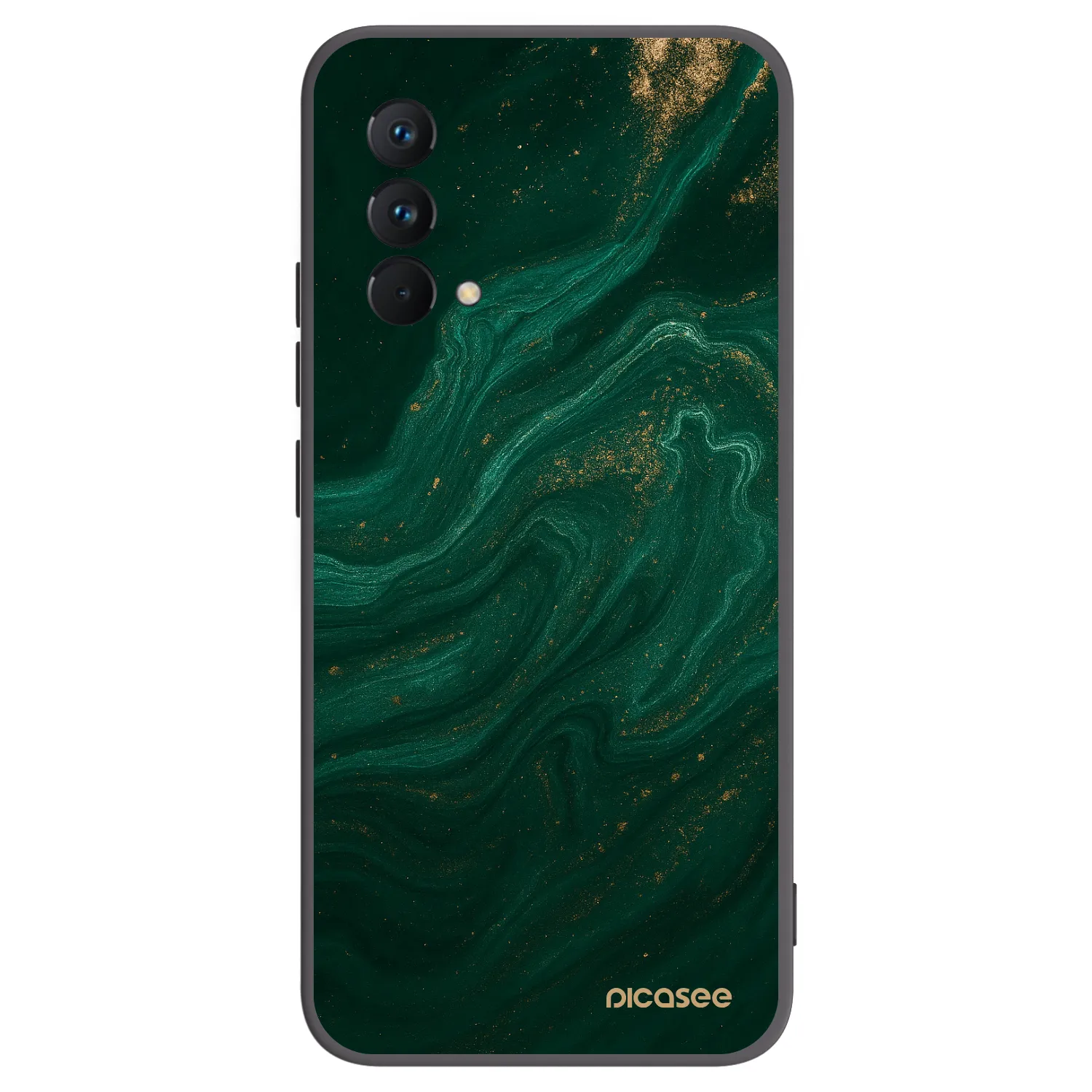 Picasee silikonový černý obal pro Realme GT Master Edition 5G - Green