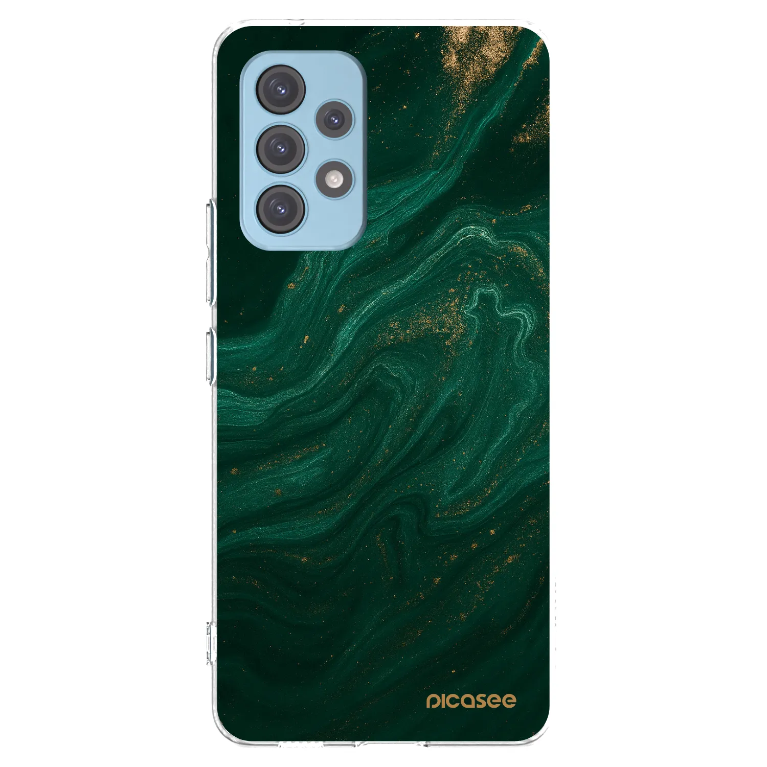 Picasee silikonový průhledný obal pro Samsung Galaxy A53 5G A536 - Green